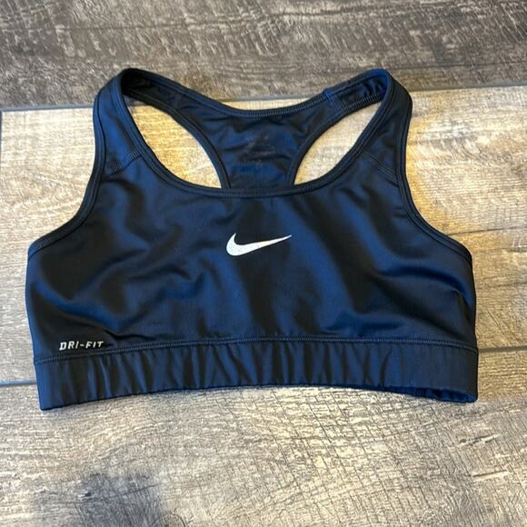 Bundle of 2 Nike Dri-FIT Swoosh Medium Support Sports Bra Black Size M - Picture 4 of 7